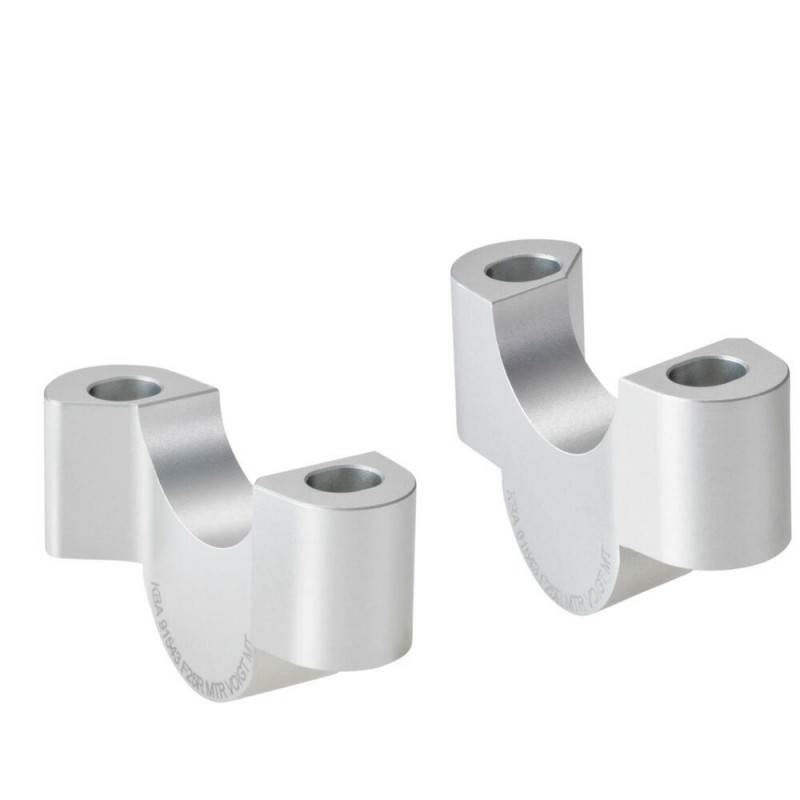 Voigt-MT Handlebar risers 25mm | BMW R1250RS LC 2019- 4x additional special screws | BMW navigation sys.