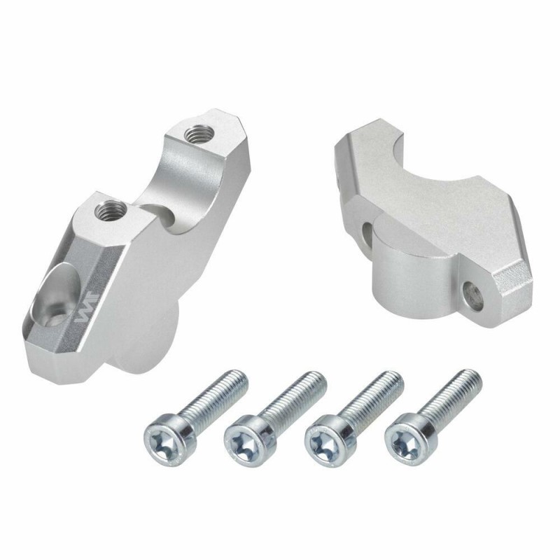 Voigt-MT Stuurverhogers 30mm (verspringing) 25mm | BMW S 1000 R 17-20 with Brake extension adaptor