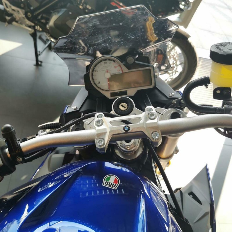 Voigt-MT Stuurverhogers 30mm (verspringing) 25mm | BMW S 1000 R 17-20 with Brake extension adaptor