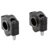 Voigt-MT Handlebar risers 20mm | Aprilia SL 900 Shiver 17- black anodized