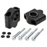 Voigt-MT Handlebar risers 30mm | Suzuki VanVan (BT11) alleBJ black anodized