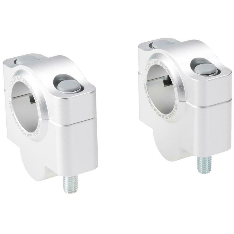 Voigt-MT Handlebar risers 30mm | Honda VFR 1200 X Crosstourer (SC76) 16- silver anodized