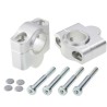 Voigt-MT Handlebar risers 30mm | Honda VFR 1200 X Crosstourer (SC76) 16- silver anodized