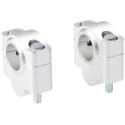 Voigt-MT Handlebar risers 30mm | Yamaha Tracer 900 & Tracer 900 GT (RN57) silver anodized
