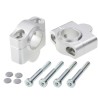 Voigt-MT Handlebar risers 30mm | Yamaha Tracer 900 & Tracer 900 GT (RN57) silver anodized