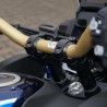 Voigt-MT Handlebar risers 30mm with offset 21mm | CRF1100L Africa Twin & Adventure Sports from 2020 silver anodized