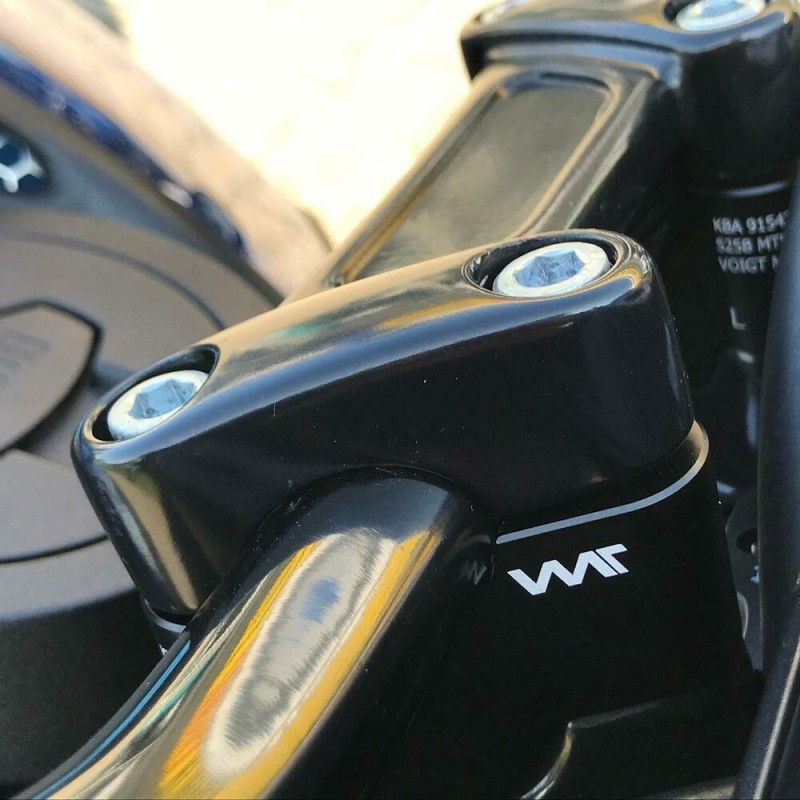 Voigt-MT Handlebar risers 25mm | Buell XB9S Lightning XB1 2003-2004 black anodized