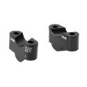 Voigt-MT Handlebar risers 25mm | Buell XB9SX Lightning City XB1 2005-2010 black anodized