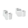 Voigt-MT Handlebar risers 25mm | Buell XB9SX Lightning City XB1 2005-2010 silver anodized