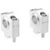 Voigt-MT Handlebar risers 30mm | Aprilia NA Mana 850 (RC) 07-16 silver anodized