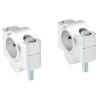 Voigt-MT Handlebar risers 20mm | Aprilia Tuono V4R APRC 1000 (TY) 11-14 silver anodized
