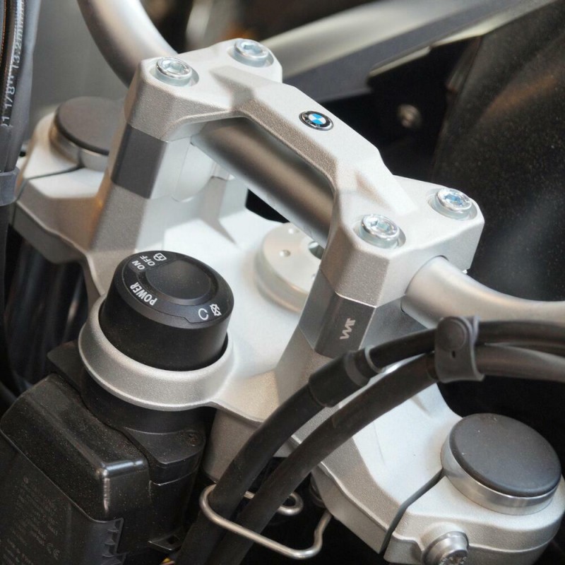 Voigt-MT Handlebar risers 25mm | BMW F 750 GS 2018- with allan screws (not | BMW navigation sys.)