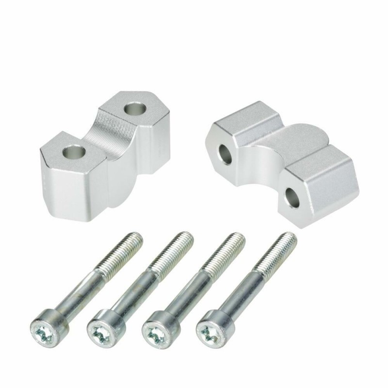 Voigt-MT Handlebar risers 25mm | BMW F 750 GS 2018- and 4 additional special screws | BMW navigation sys.