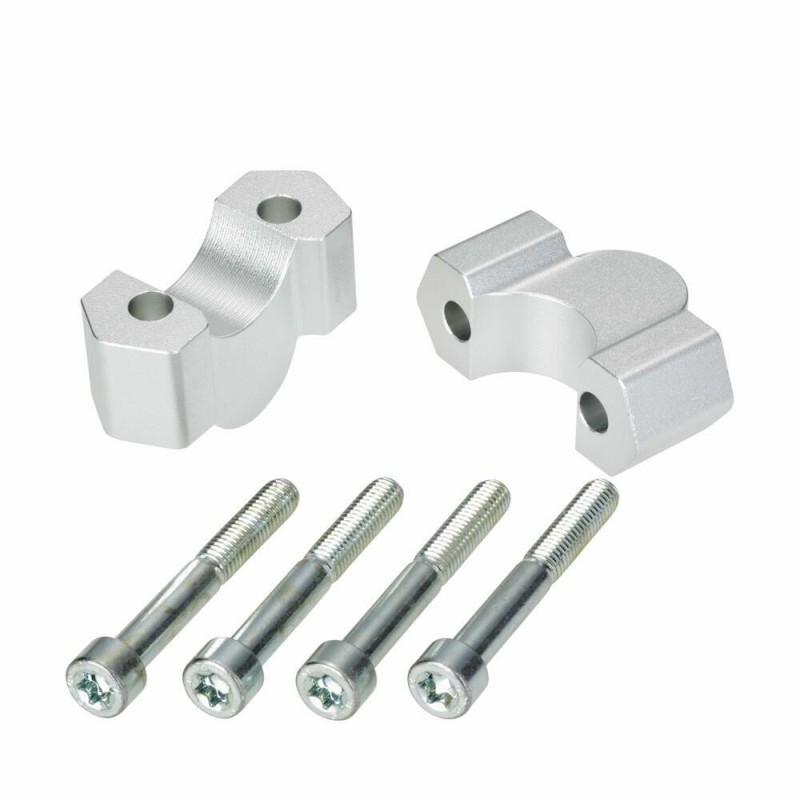 Voigt-MT Handlebar risers 25mm | BMW F 850 GS & F 850 GS Adventure 2018- 4x additional special screws | BMW navigation sys.
