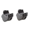 Voigt-MT Handlebar risers 30mm and 15mm closer | BMW F 800 GS Adventure black anodized