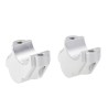 Voigt-MT Handlebar risers 30mm and 15mm closer | BMW R 1200 GS Adventure 2005-2008 silver anodized