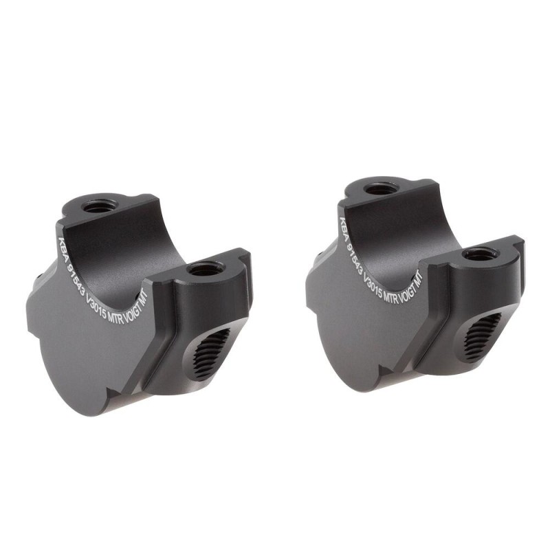 Voigt-MT Stuurverhogers 30mm and 15mm closer | BMW R 1200 GS 2004-2007 zwart