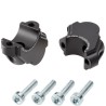 Voigt-MT Stuurverhogers 30mm and 15mm closer | BMW R 1200 GS 2004-2007 zwart