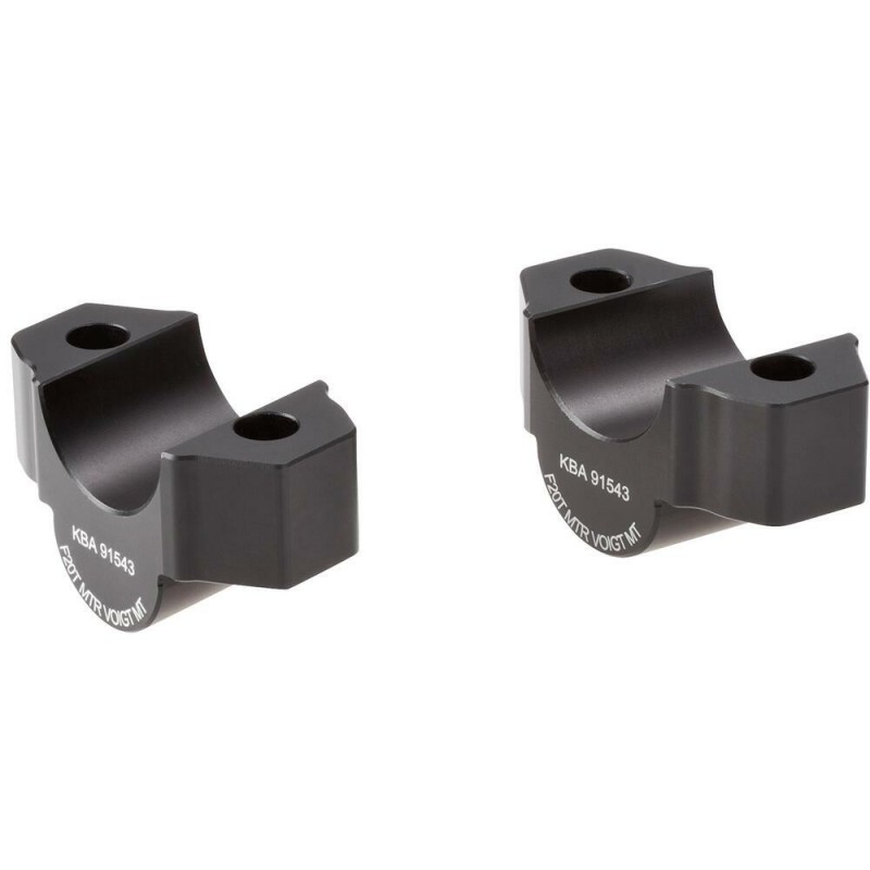 Voigt-MT Stuurverhogers 20mm | Yamaha XT 1200 Z Super Tenere (DP04 & DP07) 2013-2020 zwart
