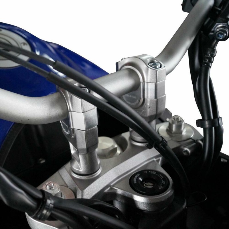 Voigt-MT Stuurverhogers 20mm | Yamaha XT 1200 Z Super Tenere (DP04 & DP07) 2013-2020 zilver andoized