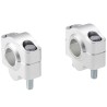 Voigt-MT Handlebar risers 20mm | BMW G 650 GS / Sertão silver anodized