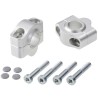 Voigt-MT Handlebar risers 20mm | BMW G 650 GS / Sertão silver anodized