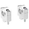Voigt-MT Handlebar risers 30mm | BMW G 650 GS / Sertão silver anodized