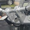 Voigt-MT Handlebar risers 30mm | BMW G 650 GS / Sertão silver anodized