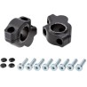 Voigt-MT Stuurverhogers 30mm (verspringing) 21mm | Energica Eva EsseEsse9 /+ / Ribelle zwart