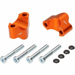 Voigt-MT Handlebar risers 25mm | KTM 890 Duke / R 20 - orange anodized