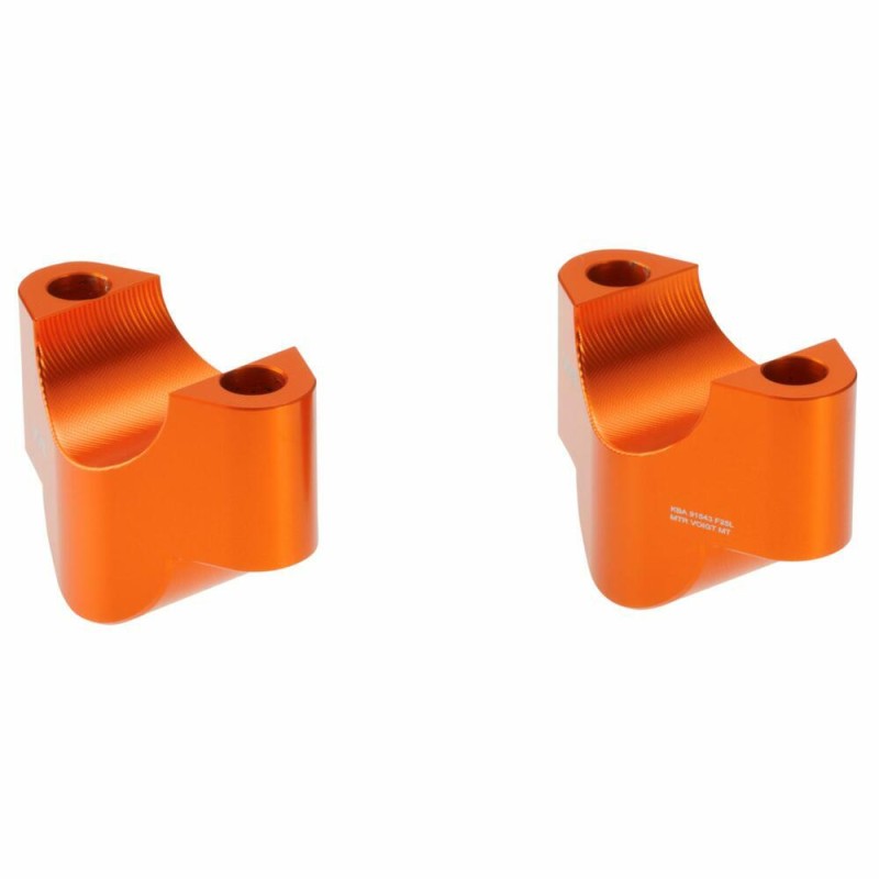 Voigt-MT Stuurverhogers 25mm | KTM 890 Duke / R 20 - orange anodized