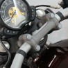 Voigt-MT Handlebar risers 25mm | Triumph Bonneville Bobber & Speedmaster black anodized