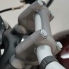 Voigt-MT Handlebar risers 25mm | Triumph Bonneville Bobber & Speedmaster black anodized