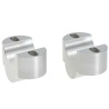 Voigt-MT Handlebar risers 25mm | Yamaha XVS 650 / 650 A / 650 A Classic silver anodized