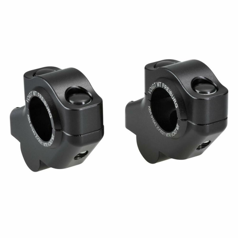 Voigt-MT Stuurverhogers 30mm (verspringing) 21mm | Yamaha XVS 650 / 650 A / 650 A Classic zwart