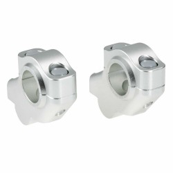 Voigt-MT Stuurverhogers 30mm (verspringing) 21mm | Yamaha XVS 650 / 650 A / 650 A Classic zilver