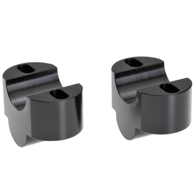 Voigt-MT Handlebar risers 25mm | Yamaha XVS 1100 (Drag Star ) / XVS 1100 A (Drag Star ) (VP05) 99 - 02 black anodized
