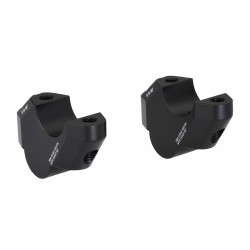 Voigt-MT Handlebar risers 30mm with offset 17mm | KTM 125 DUKE black anodized