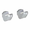 Voigt-MT Handlebar risers 30mm with offset 17mm | KTM 125 DUKE silver anodized