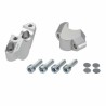 Voigt-MT Handlebar risers 30mm with offset 17mm | KTM 125 DUKE silver anodized
