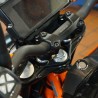 Voigt-MT Handlebar risers 30mm with offset 17mm | KTM 390 DUKE black anodized