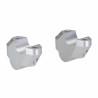 Voigt-MT Handlebar risers 30mm with offset 17mm | KTM 250 DUKE silver andodized