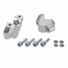 Voigt-MT Handlebar risers 30mm with offset 17mm | KTM 250 DUKE silver andodized