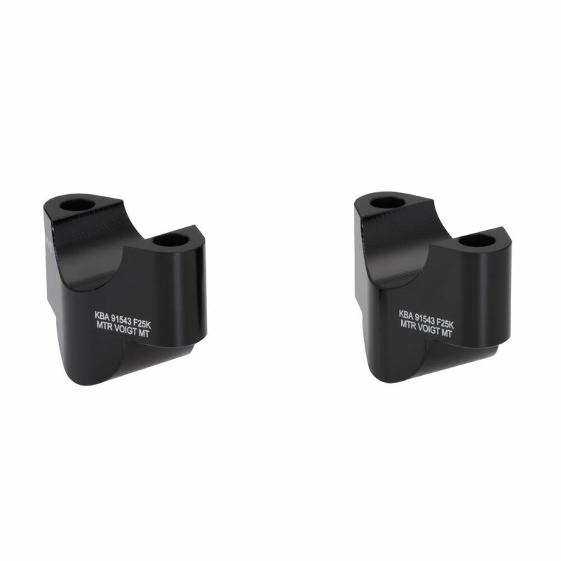 Voigt-MT Handlebar risers 25mm | Husqvarna 701 Supermoto / Enduro 17- black anodized