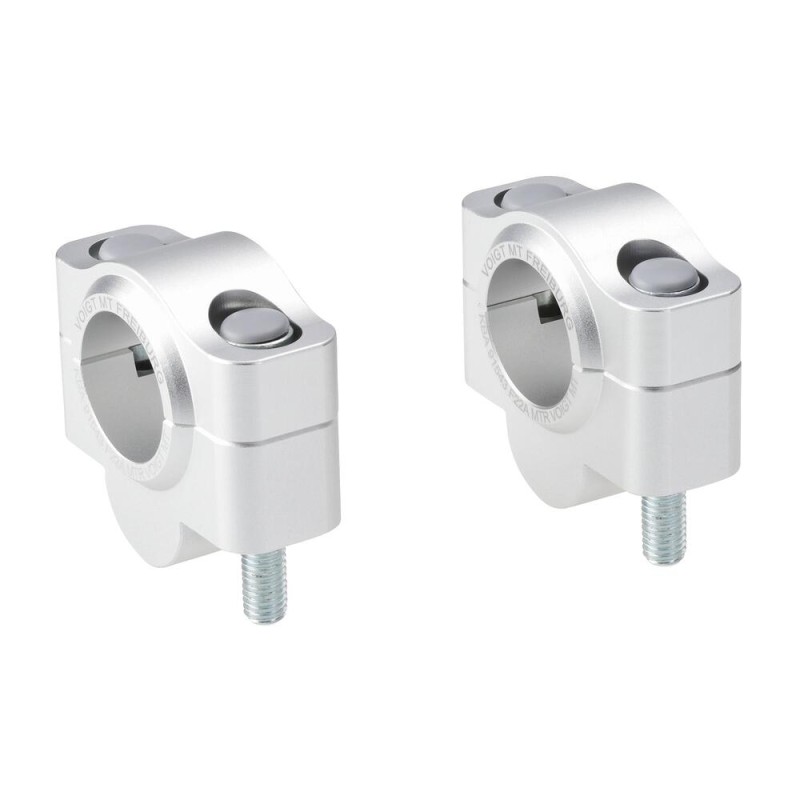 Voigt-MT Stuurverhogers 20mm | Ducati Multistrada 1000S DS 2005-2006 zilver