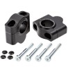 Voigt-MT Handlebar risers 30mm | Ducati Multistrada 1000S DS 2005-2006 black anodized