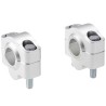 Voigt-MT Handlebar risers 20mm | Royal Enfield Himalayan Models from 2016 silver anodized