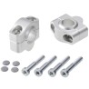 Voigt-MT Handlebar risers 20mm | Royal Enfield Himalayan Models from 2016 silver anodized
