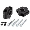 Voigt-MT Handlebar risers 25mm | Royal Enfield Himalayan Models from 2016 black anodized