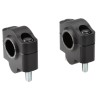 Voigt-MT handlebar risers 25mm | Royal Enfield Interceptor 650 from 2019 black anodized